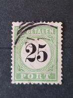 Curaçao 1889 Port 25ct NVPH P7 gestempeld, Postzegels en Munten, Postzegels | Nederlandse Antillen en Aruba, Verzenden, Gestempeld