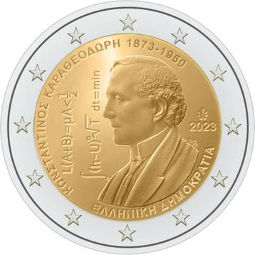 2 euro Griekenland 2023 - Constantin Caratheodory (UNC) beschikbaar voor biedingen