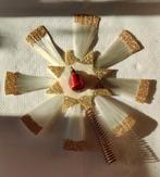 Oude piek Stervormig met glasdraden en klokje, Ophalen of Verzenden