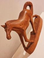 Vintage 1960 houtsnijwerk paard kunstwerk, Antiek en Kunst, Kunst | Beelden en Houtsnijwerken, Ophalen of Verzenden