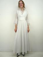 *Abfab Vintage Witte 70's Seventies Trouwjurk Bruidsjurk 36*, Kleding | Dames, Trouwjurk, Wit, Ophalen of Verzenden, Zo goed als nieuw