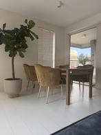 Rivièra Maison Eettafel stoelen kleur Oker, Ophalen, Zo goed als nieuw, Hotel chique, 4 tot 6 stoelen