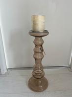 Riverdale kandelaar 45 cm met 2x originele geurkaars, Huis en Inrichting, Ophalen, Zo goed als nieuw, Overige materialen, 25 tot 50 cm