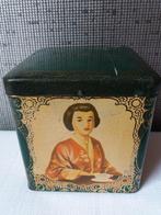 oud oosters thee blikje van co-op, Verzamelen, Blikken, Ophalen of Verzenden, Gebruikt, Thee