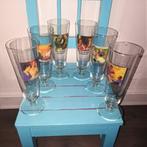 Heineken kunstglazen complete set van 6 stuks, Ophalen, Gebruikt, Glas of Glazen, Heineken