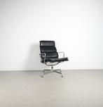 1x Vitra Eames Ea216 Zwart Leer Aluminium, Niet ingevuld, Minder dan 75 cm, Niet ingevuld, Ophalen of Verzenden