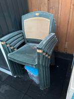 4 tuinstoelen te koop, Ophalen, Gebruikt, Kunststof