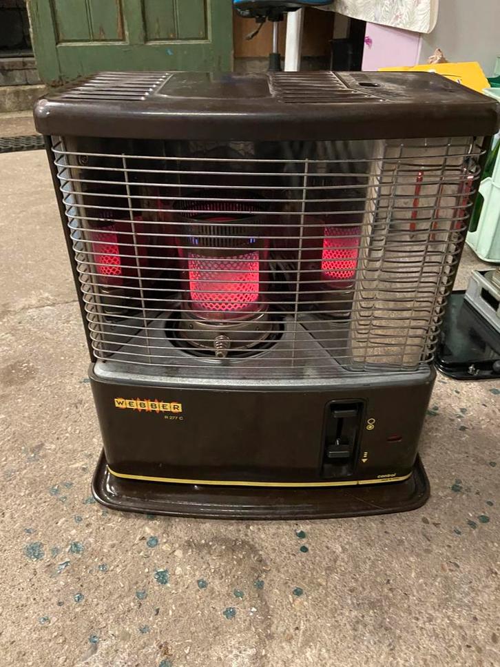Zibro Webber Petroleumkachel r277c, Doe-het-zelf en Verbouw, Verwarming en Radiatoren, Gebruikt, 30 tot 80 cm, Minder dan 60 cm