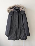 Cavallaro Napoli dons puffer parka jas met hoed zwart S, Kleding | Dames, Jassen | Winter, Verzenden, Zwart, Cavallaro, Zo goed als nieuw