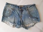 Blauw denim short merk Maison Clochard, Maison clochard, Blauw, Ophalen of Verzenden, Zo goed als nieuw