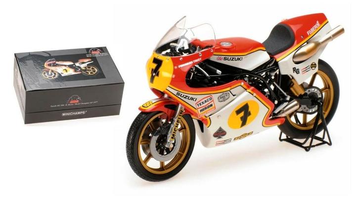 1:12 Minichamps Barry Sheene Suzuki RG500 'Team Heron' 1977, Hobby en Vrije tijd, Modelauto's | 1:5 tot 1:12, Nieuw, Motor, 1:9 t/m 1:12