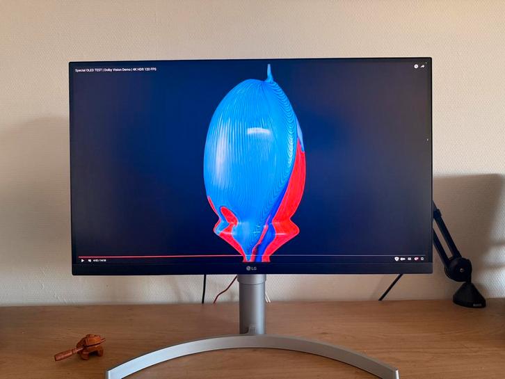 LG 27” IPS 60hz 4k UHD monitor, Computers en Software, Monitoren, Zo goed als nieuw, 60 Hz of minder, DisplayPort, HDMI, USB-C