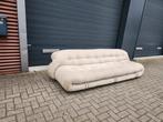 Cassina Soriana 4-zitsbank in Velvet beige, Ophalen of Verzenden, Zo goed als nieuw, Rechthoekig, 125 cm of meer