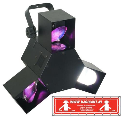 Beamz Tripple flex led centre lichteffect, Muziek en Instrumenten, Licht en Laser, Zo goed als nieuw, Licht, Geluidgestuurd, Kleur