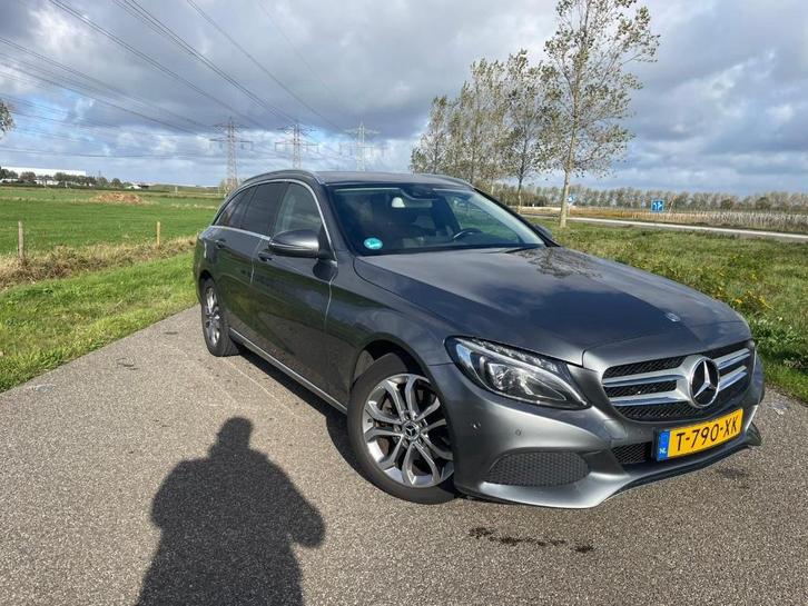 Mercedes-Benz C-Klasse 2.2 CDI C200 Estate AUT 2018 Grijs, Auto's, Mercedes-Benz, Particulier, C-Klasse, Diesel, Euro 6, Stationwagon