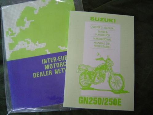 SUZUKI GN250 250E 1993 handleiding GN 250 fahrer handbuch, Motoren, Handleidingen en Instructieboekjes, Suzuki, Ophalen of Verzenden