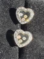 Super mooie oorbellen model Chopard 14 kr met briljanten, Wit, Ophalen of Verzenden, Zo goed als nieuw, Met edelsteen