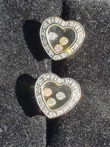 Super mooie oorbellen model Chopard 14 kr met briljanten beschikbaar voor biedingen