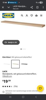 IKEA LACK Wandplank 190 cm- eiken, Ophalen, Zo goed als nieuw
