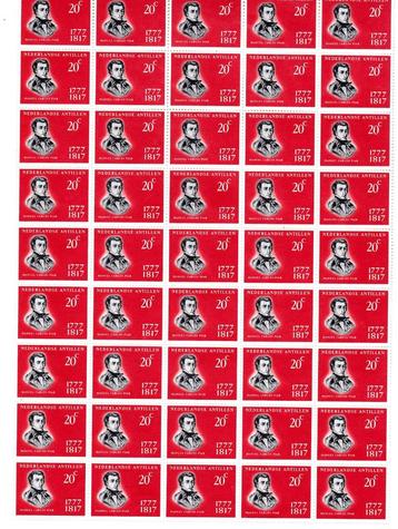 ANTILLEN VEL 45 ZEGELS beschikbaar voor biedingen