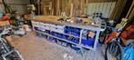Grote zware werkbank op zwenkwielen, Ophalen, Gebruikt, 170 cm of meer