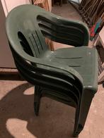 Vier kuipstoelen Jardin, Ophalen, Gebruikt, Kunststof, Stapelbaar