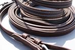ZGAN Leidsel tweespan, Ideal Equestrian, bruin, SHET, Dieren en Toebehoren, Paarden en Pony's | Hoofdstellen en Tuigage, Ophalen of Verzenden