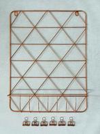 NIEUW!! Metalen wandrek - rosé-goud - 50 x 38 cm, Ophalen of Verzenden, Nieuw, Overige typen