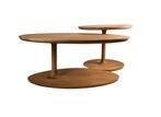 Salontafel Coffees set 2|Naturel-Teak HSM Collectie|Showroom, Ophalen of Verzenden, Zo goed als nieuw