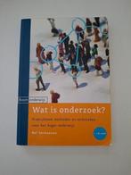 Nel Verhoeven - Wat is onderzoek?, Ophalen of Verzenden, Zo goed als nieuw, Nel Verhoeven