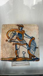 Antieke tegel 16 eeuw Saracenen, Ophalen of Verzenden