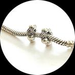 Pandora Spacer Bloem 798310CZ / zirkonia, Gebruikt, Pandora, Ophalen of Verzenden, 2 of 3 bedels
