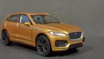 Jaguar f pace gold metallic 1:36 Welly Pol, Ophalen of Verzenden, Zo goed als nieuw