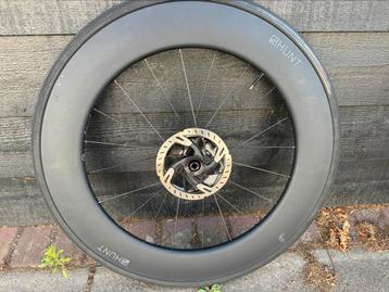 HUNT aero voorwiel 80mm carmicspeed lager disc beschikbaar voor biedingen