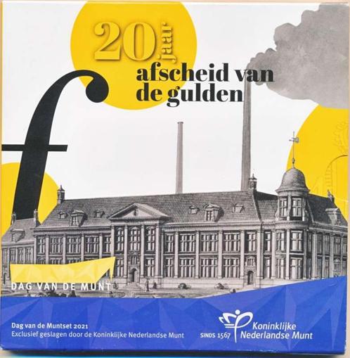 Nederland 20 jaar afscheid van de gulden set 2021, Postzegels en Munten, Munten | Nederland, Setje, Euro's, Ophalen of Verzenden