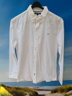 Tommy Hilfiger overhemd (maat 176 / S), Ophalen of Verzenden, Zo goed als nieuw, Wit