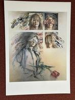 Kunst 'De Rode Tulp' Poen de Wijs van museumkwaliteit, Verzenden
