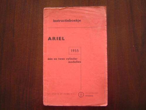 Ariel 1955 instructie boekje een en twee cilinder modellen, Motoren, Handleidingen en Instructieboekjes, Overige merken, Ophalen of Verzenden