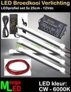 LED profiel strip TC420 SET 5x 25cm Broedkooi Kweekkooi, Dieren en Toebehoren, Ophalen of Verzenden, Nieuw, Aluminium, Broedkooi of Kweekkooi