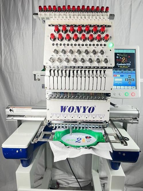 Wonyo 15-naalds professionele borduurmachine (2020) – Zo goe, Hobby en Vrije tijd, Borduren en Borduurmachines, Zo goed als nieuw