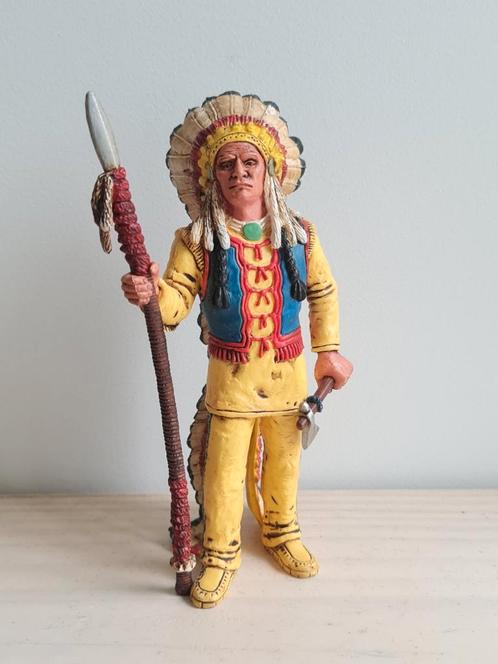 Wild West Indian Figuur - 17cm, Verzamelen, Poppetjes en Figuurtjes, Zo goed als nieuw, Ophalen of Verzenden