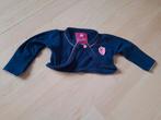 Blauw BOLERO VEST Maat 80, Ophalen of Verzenden, Zo goed als nieuw, Meisje, Truitje of Vestje