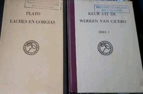 Een tweetal filosofie boeken Plato Cicero Laches, Boeken, Filosofie, Ophalen of Verzenden