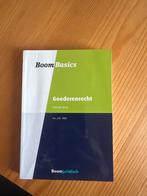 Boom Basics Goederenrecht - 10e druk, Boeken, Studieboeken en Cursussen, Ophalen of Verzenden, Gamma, Zo goed als nieuw, HBO