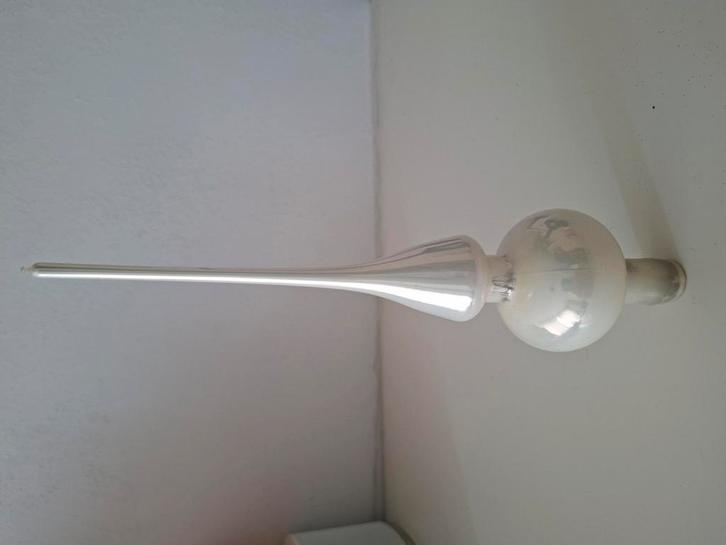 Piek glas wit kerst, Diversen, Kerst, Zo goed als nieuw, Ophalen of Verzenden