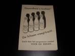 Jaren 30 folder van Nutricia papsoorten, Gelezen, Folder, Nutricia pap, Ophalen of Verzenden