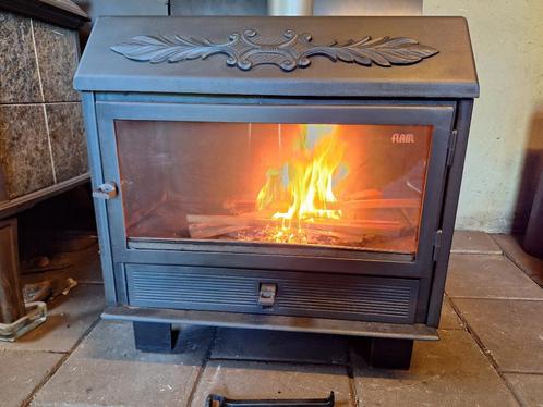 Supermooie Flam houtkachel allesbrander, Huis en Inrichting, Kachels, Gebruikt, Vrijstaand, Houtkachel, Hout, Ophalen