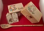 gepersonaliseerde houten theekistjes pyrografie Creamar, Ophalen of Verzenden, Nieuw