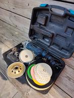 Polijst schuurmachine met Accessoires, Ophalen of Verzenden, Gebruikt, Minder dan 700 watt, Haakse handslijpmachine