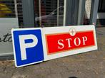 Stella Artois Parking emaille bord, Verzamelen, Biermerken, Ophalen, Gebruikt, Reclamebord, Plaat of Schild, Stella Artois